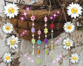 Supa Kewl Flower Chain Earrings