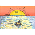 Sunrise Boat Print