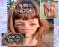 CHAOTIC ENERGY Rhinestone Hair Pins (Pair)